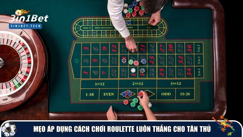 Mẹo hữu ích giúp các tân thủ áp dụng cách chơi Roulette luôn thắng hiệu quả hơn