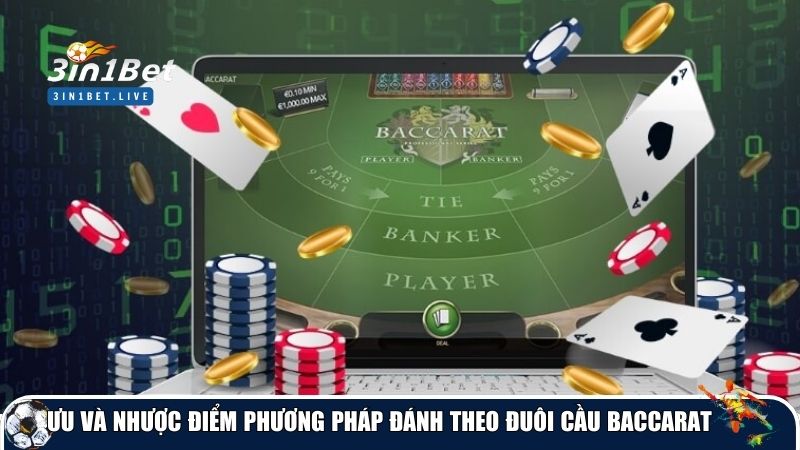 Ưu và nhược điểm phương pháp đánh theo đuôi cầu baccarat