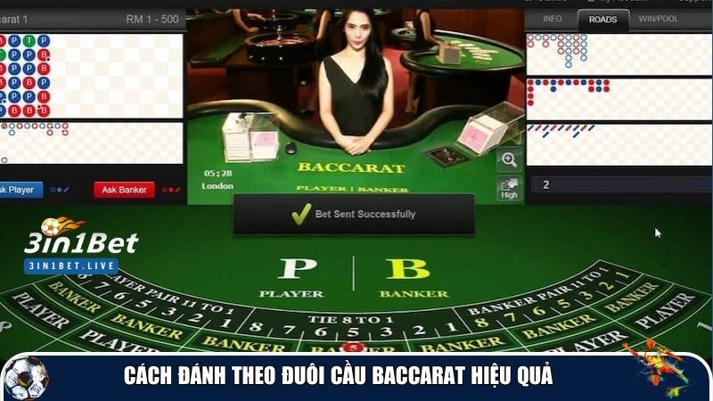 Cách đánh theo đuôi cầu baccarat hiệu quả