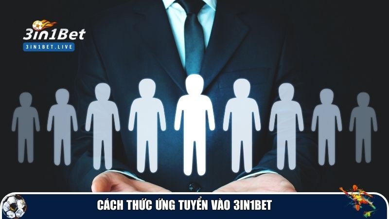 Cách thức ứng tuyển vào 3IN1BET